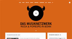 Desktop Screenshot of dasmusiknetzwerk.de